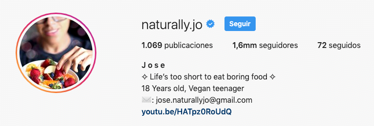 perfil de naturally.jo
